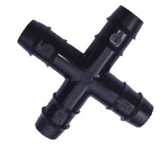 16mm Cross Connector - (single fitting)